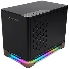 Корпус Inwin CF08B (A1 Prime) черный 750W miniITX 2x120mm 2xUSB3.0 audio