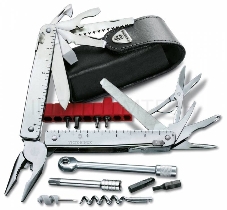 Мультитул Victorinox SwissTool X Plus Ratchet (3.0339.L) 115мм 40функций серебристый карт.коробка