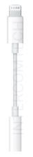 Переходник Apple для iPhone 7/7 Plus, Jack 3.5mm (m) - Lightning, белый MMX62ZM/A
