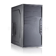 Корпус с блоком питания 450Вт. Case Foxline FL-733, mATX, 2x5.25EXT, 2x3.5EXT, 5x3.5INT, 2xUSB2.0, HDA, w/o FAN, w/450W ATX PSU, w/1.2m EU pwr cord