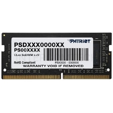 Память DDR4 16Gb 2400MHz Patriot PSD416G240081S RTL PC4-19200 CL17 SO-DIMM 260-pin 1.2В