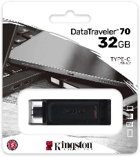 Флеш Диск Kingston 64Gb DataTraveler DT70 <DT70/64GB>, USB-C 3.2 Gen 1