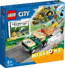 Конструктор Lego City Missions Wild Animal Rescue Missions пластик (60353)