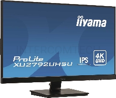 Монитор 27 Iiyama XU2792UHSU-B1 черный IPS LED 16:9 DVI HDMI M/M матовая 300cd 178гр/178гр 3840x2160 DisplayPort QHD USB 4.6кг