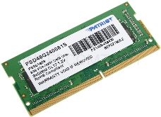 Память Patriot Memory 8GB DDR4 2400MHz SO-DIMM (pc-19200) PSD48G240081S CL17 SO-DIMM 260-pin 1.2В