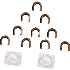 Комплект бушингов Cet CET6375R (RM1-6319-Bushing) для HP LJ Enterprise P3015/M521/M525 резинового вала (упак.:2шт)