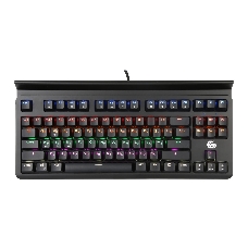 Клавиатура механ. Gembird KB-G520L USB, чёрн, 87 кл., Rainbow, 10 реж., 1,8м, подставка д/планшета