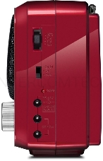 Радиоприемник АС SVEN SRP-525, красный (3 Вт, FM/AM/SW, USB, microSD, фонарь, встроенный аккумулятор)