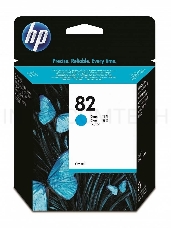 Картридж струйный HP №82 C4911A голубой для HP DJ 500/800 (69мл)