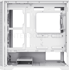 Компьютерный корпус mATX, без блока питания Gamemax Destroyer TGW mATX case, white, w/o psu, w/1xUSB3.0+2xUSB2.0, Combo Audio, w/3x12cm ARGB front fan (1xFN-12A-M6I-W, 2xFN-12A-S6I-W), w/1x12cm ARGB rear fan