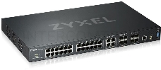 Коммутатор ZYXEL ZYXEL XGS4600-32 L3 Managed Switch, 28 port Gig and 4x 10G SFP+, stackable, dual PSU