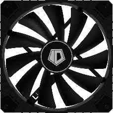 Вентилятор ID-COOLING WF-14025-XT BLACK 140x140x25мм (60шт./кор, PWM, Black, 800-1600об/мин)  BOX