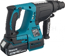 Перфоратор Makita DHR242RFE Перфоратор, ак б\щет,SDS+,{18В,2х3Ач Li-ion,3реж,2.4Дж,0-4700у\м,3.3кг,чем,подсвет,совмест с 4Ач Li-ion}