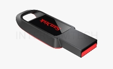 Флеш Диск Sandisk 64Gb Cruzer Spark SDCZ61-064G-G35 USB2.0 черный