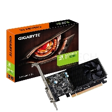 Видеокарта Gigabyte GV-N1030D5-2GL GT 1030 1252Mhz PCI-E 3.0 2048Mb 6008Mhz 64 bit DVI HDMI HDCP Low Profile