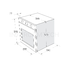 Духовой шкаф Газовый Maunfeld MGOG 673B черный, встраиваемый