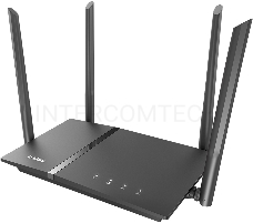 Роутер D-Link DIR-1260/RU/R1A, Wireless AC1200 2x2 MU-MIMO Dual-band Gigabit Router with 1 10/100/1000Base-T WAN port, 4 10/100/1000Base-T LAN ports and 1 USB port.802.11b/g/n/ac compatible, up to 300 Mbps