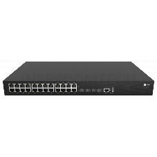 Коммутатор Fplus FCS-2328TX, 24 порта 10/100/1000BASE-T RJ45, 4 порта 10GE SFP+, 2 блока питания AC 220В 150Вт, высота 1RU