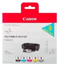 Картридж CANON PGI-9 PBK/C/M/Y/GY MULTIPACK для Pixma Pro 9500