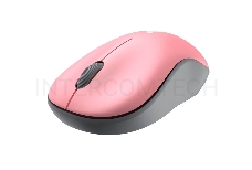 Мышь беспроводная Dareu LM106G Pink-Grey (розовый с серым), DPI 1200, ресивер 2.4GHz, размер 99.4x59.7x38.4мм