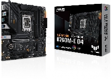 Материнская плата ASUS TUF GAMING B760M-E D4 Soc-1700 Intel B760 4xDDR4 mATX AC`97 8ch(7.1) 2.5Gg RAID+HDMI+DP