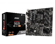 Материнская плата MSI B450M PRO-VDH MAX Soc-AM4 AMD B450 4xDDR4 mATX AC`97 8ch(7.1) GbLAN RAID+VGA+DVI+HDMI