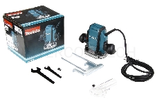 Фрезеры Makita RP0900 Фрезер,{900Вт,27000об\м,ход-35мм,цанга-6\8мм,2.7кг,кор}