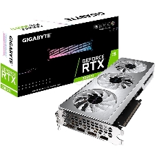 Видеокарта Gigabyte GV-N306TVISION OC-8GD 2.0 LHR PCI-E 4.0 NVIDIA GeForce RTX 3060Ti 8192Mb 256 GDDR6 1755/14000/HDMIx2/DPx2/HDCP Ret
