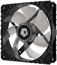 Вентилятор ID-COOLING WF-12025-SD-K 120x120x25мм (80шт./кор, 1600об/мин, Black)  BOX