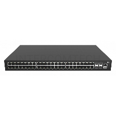 Коммутатор Fplus FCS-2352TX, 48 порта 10/100/1000BASE-T RJ45, 4 порта 10GE SFP+, 2 блока питания AC 220В 150Вт, высота 1RU