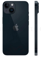 Смартфон Apple iPhone 14 A2884 128Gb 6Gb темн.ночь 3G 4G 6.1 1170x2532 iOS 16 12Mpix 802.11 a/b/g/n
