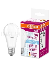 Лампа светодиодная Osram LED 10.5Вт Е27 CLA100 FR белый, матовая OSRAM (4058075086678)