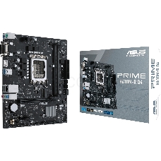 Материнская плата ASUS PRIME H610M-R D4-SI White Box Soc-1700 Intel H610 2xDDR4 mATX AC`97 8ch(7.1) GbLAN+VGA+DVI+HDMI
