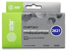 Картридж струйный Cactus CS-EPT2621 черный для Epson Expression Home XP-600/605/700/800 (14ml)