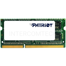 Память Patriot SL DDR3 4GB 1600MHz SO-DIMM PC12800 PSD34G1600L2S 1.35V CL11