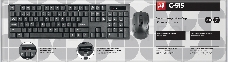 Клавиатура + мышь DEFENDER C-915 RU  Black USB 45915 {Беспроводной набор, полноразмерный}