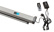 Экран Sakura Pro 200x150см Motoscreen 4:3 настенно-потолочный  (моторизованный) 100' фибергласс, серый корпус