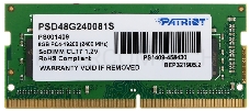 Память Patriot Memory 8GB DDR4 2400MHz SO-DIMM (pc-19200) PSD48G240081S CL17 SO-DIMM 260-pin 1.2В