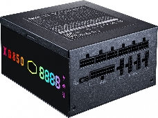 Блок питания Cooler Master XG850 Plus Platinum, 850W, ATX, 135mm, 24pin, 12xSATA, 6xPCI-E(6+2), APFC, RGB, 80+ Platinum, Full Modular