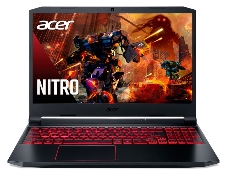 Ноутбук Acer Nitro 5 AN515-46-R6ER 15.6(1920x1080)/AMD Ryzen 5 6600H(3.3Ghz)/16384Mb/512SSDGb/noDVD/Ext:nVidia GeForce RTX3060(6144Mb)/Cam/BT/WiFi/war 1y/2.4kg/Black/noOS + EN kbd, Английская клавиатура