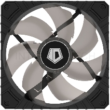 Вентилятор ID-COOLING WF-12025-SD-K 120x120x25мм (80шт./кор, 1600об/мин, Black)  BOX