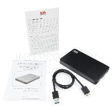 Внешний корпус для HDD AgeStar 3UB2P1 SATA III пластик черный 2.5