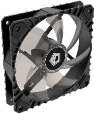 Вентилятор ID-COOLING WF-12025-SD-K 120x120x25мм (80шт./кор, 1600об/мин, Black)  BOX