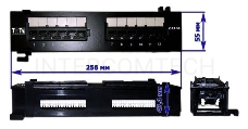 Патч-панель Lanmaster TWT-PP12UTP-H 19