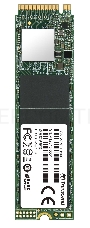 Твердотельный диск 512GB Transcend MTE110S, 3D TLC NAND, M.2 2280,PCIe Gen3x4, DRAM-less