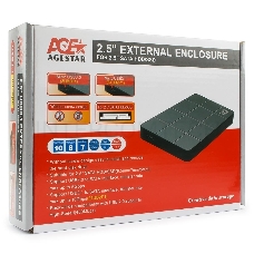 Внешний корпус для HDD AgeStar 3UB2P1 SATA III пластик черный 2.5