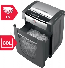 Шредер Rexel Momentum M515 EU (секр.P-5)/фрагменты/15лист./30лтр./скрепки/скобы