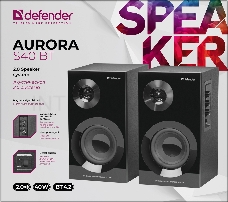 Колонки DEFENDER Aurora S40 BT 2.0 40Вт, bluetooth, 220В  65240