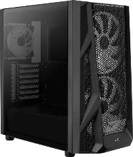 Корпус Aerocool AirHawk Duo-G-BK-v1 черный без БП ATX 5x120mm 5x140mm 2xUSB3.0 audio bott PSU