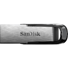 Флеш Диск Sandisk 128Gb Cruzer Ultra Flair SDCZ73-128G-G46 USB3.0 серебристый/черный